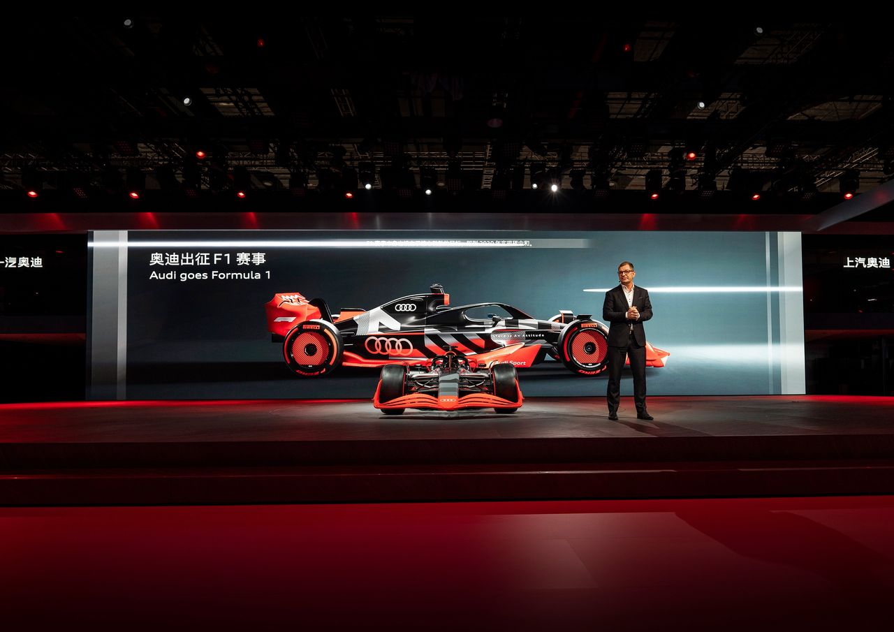 Audi z imponującą wystawą w Szanghaju. W centrum bolid F1