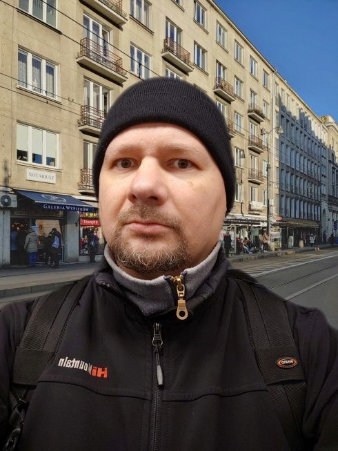LG G8X ThinQ - selfie podmiana tła