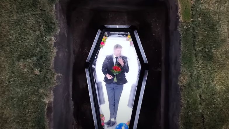 MrBeast let himself be buried alive. He spent 7 days in a coffin.