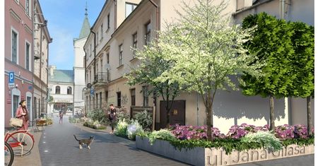 Więcej zieleni w centrum Lublina. Miasto pokazało wstępne koncepcje woonerfów