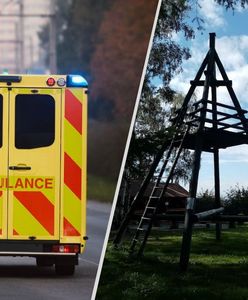 Ośmioro dzieci spadło z wieży w Děčínsku. Na miejscu helikoptery ratownicze z Pragi i Liberca