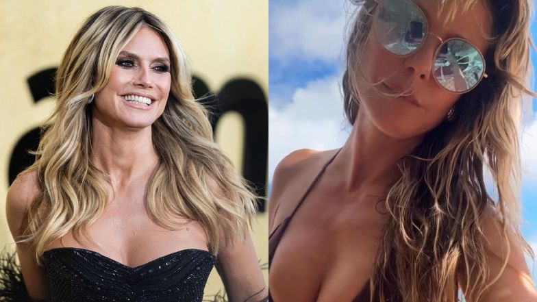 Heidi Klum pokazała się na odważnych ujęciach