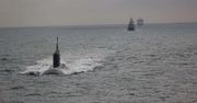 Rosyjski okręt na kanale La Manche. Śledzili go Brytyjczycy