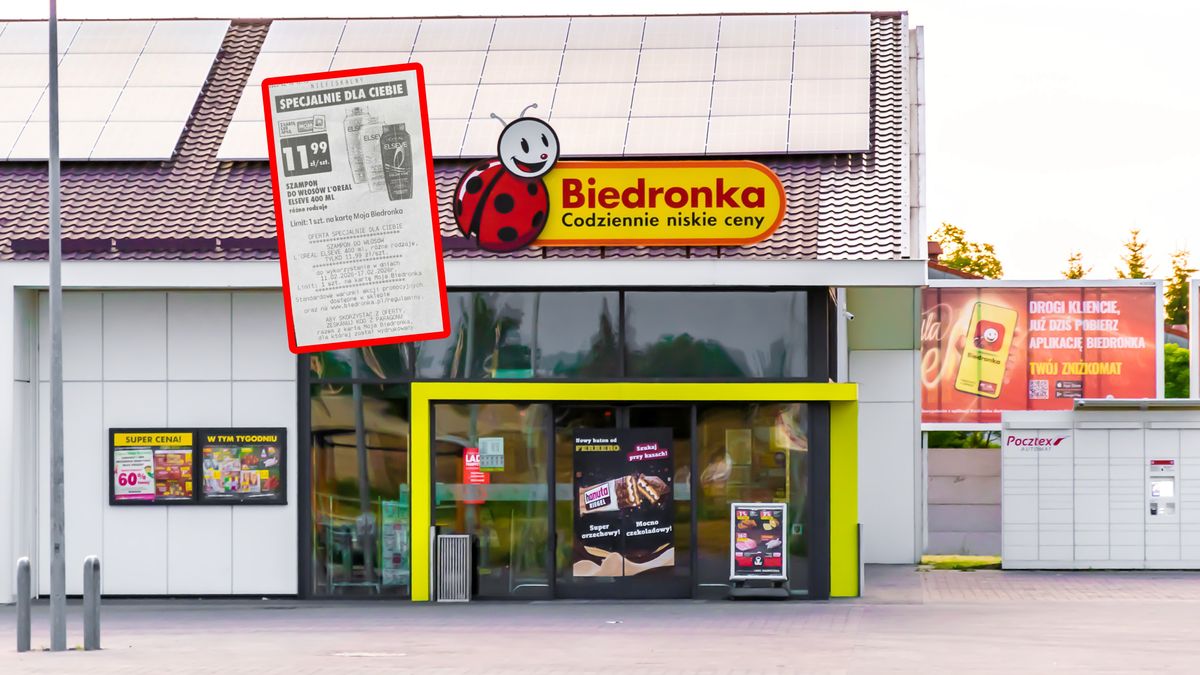 Biedronka zaskoczyła klienta.