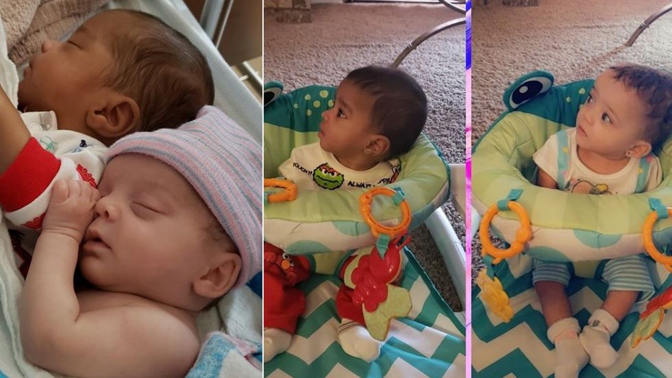 Malachi i Malaysia Jones to bliźnięta różniące się kolorem skóry