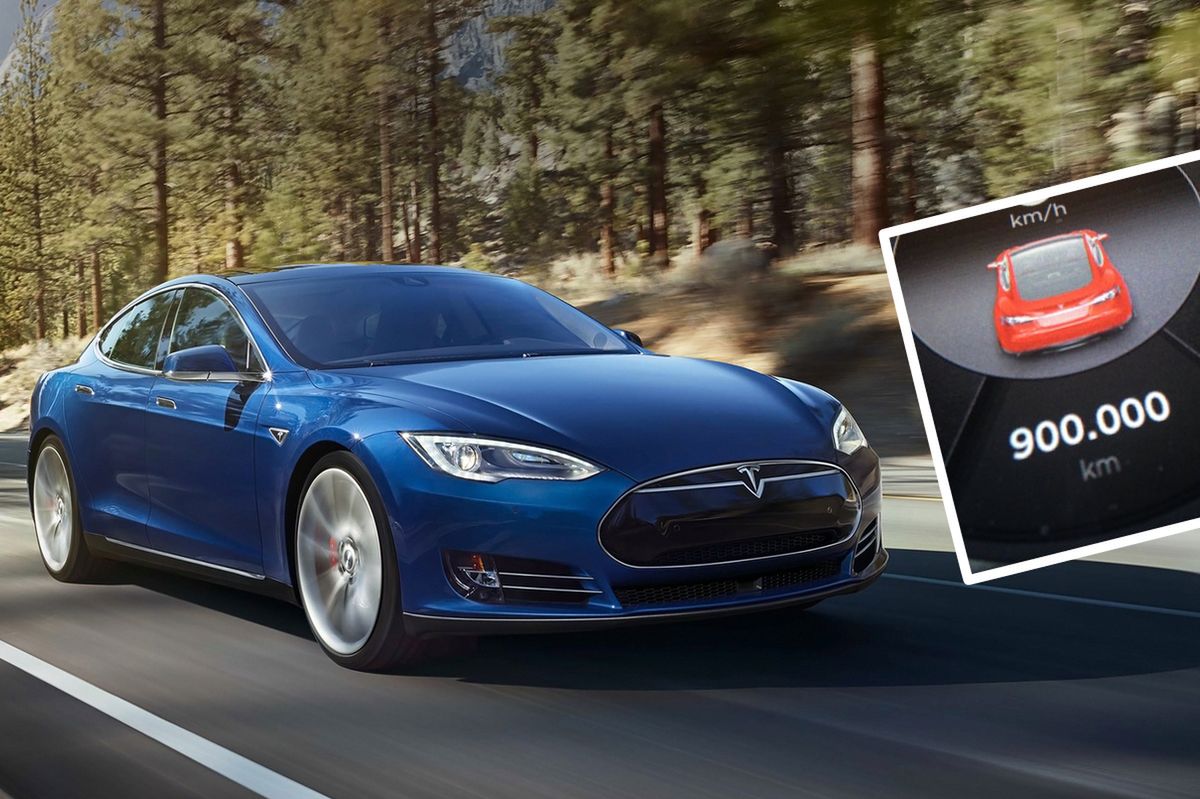 Tesla model S z największym przebiegiem pobiła kolejny rekord. Pękło 900 tys. km
