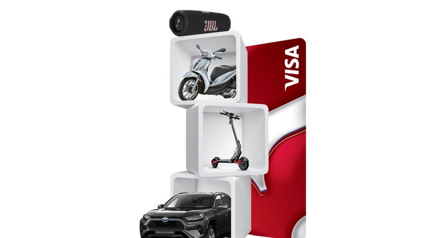 Wspólna loteria Visa i PKO Banku Polskiego. Do wygrania hybrydowa Toyota RAV4