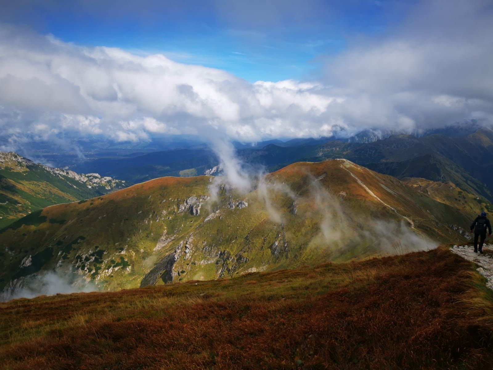 Szlak na Czerwone Wierchy z Kir do Kuźnic