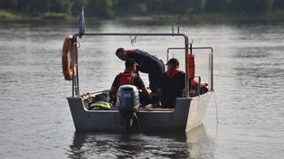 Tragiczny wypadek w Bieruniu. 19-latek utopił się w zbiorniku Łysina.  Ciało wyłowili z wody strażacy