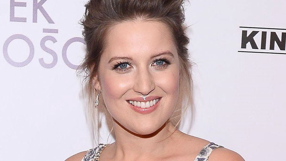 Aleksandra Domańska na premierze