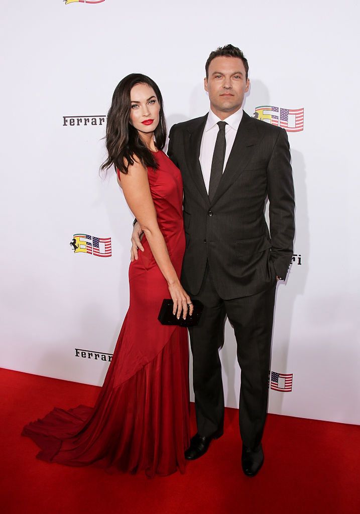 Ferrari's 60th Anniversary In The USA Gala
BEVERLY HILLS, CA - OCTOBER 11:  Actors Megan Fox (L) and Brian Austin Green (R) attend Ferrari's 60th Anniversary In The USA Gala at the Wallis Annenberg Center for the Performing Arts on October 11, 2014 in Beverly Hills, California.  (Photo by Paul Archuleta/FilmMagic)
Paul Archuleta
Celebrities