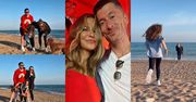 U Lewandowskich czas dla rodziny. Ania pokazała, jak razem z Robertem i córkami hasali po plaży. Fajnie tam mają?