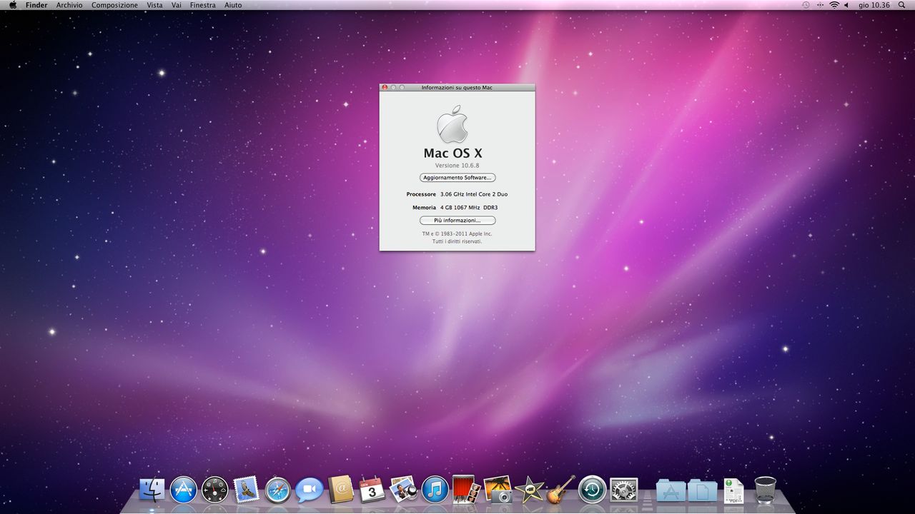 OS X 10.6.8 pierwszy z system z App Store.