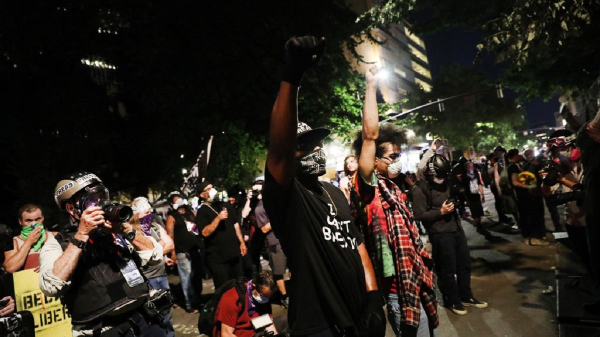 74 osobom zatrzymanym podczas protestów w Portland postawiono federalne zarzuty