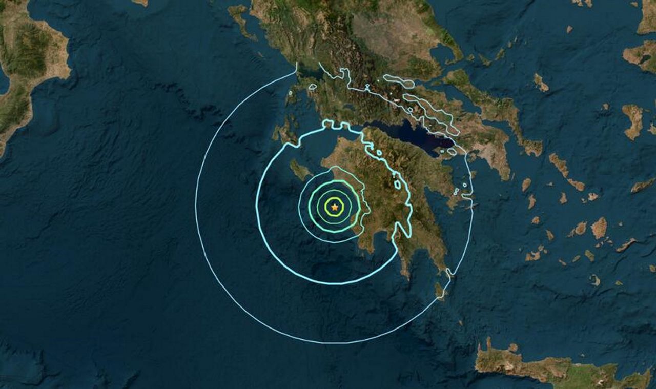 Earthquake in Greece.