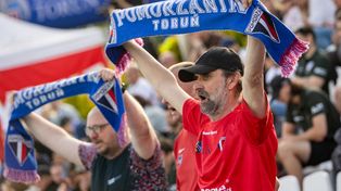 Toruń: Kibice piszą historię z laskarzami Pomorzanina