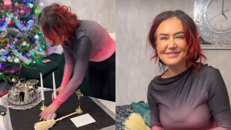 Agnieszka Kotońska pochwaliła się wizytą księdza 