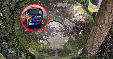 Taki widok w studni. Od razu wezwali służby