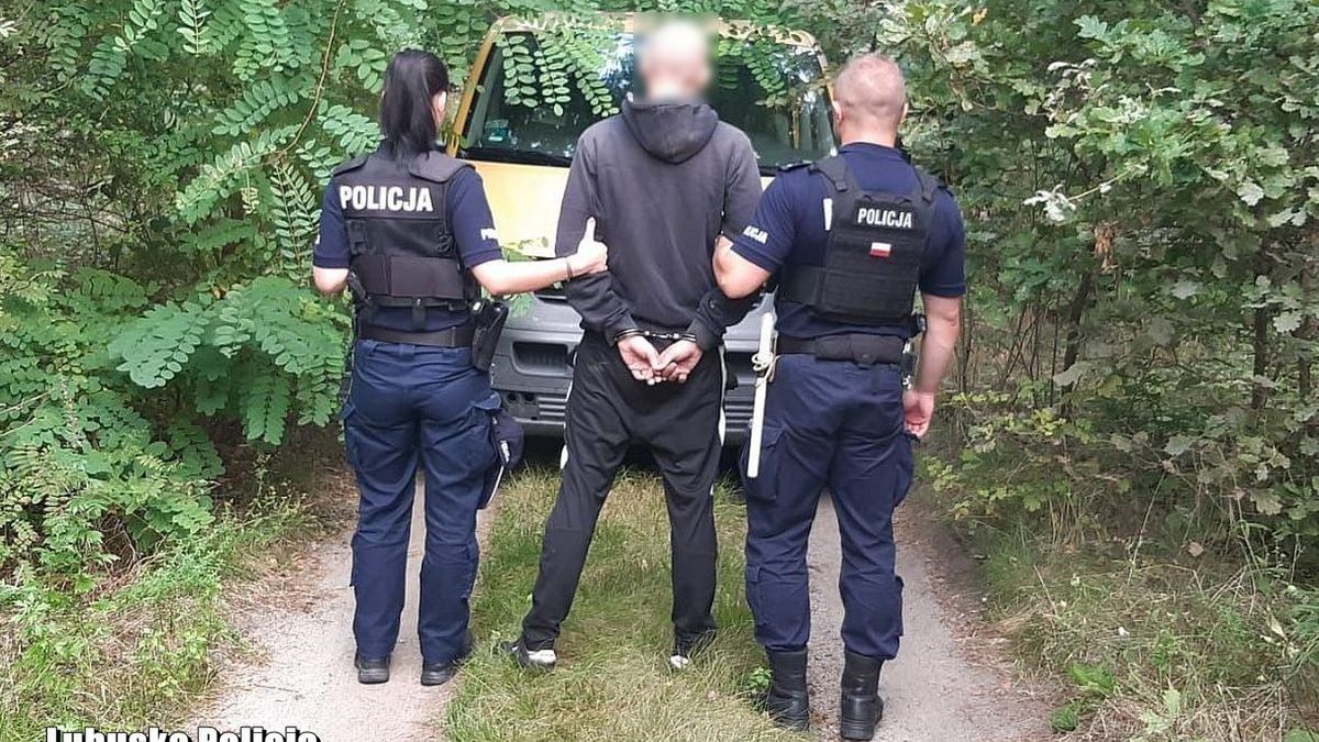 Zamiast porzucić "gorące" auto w lesie, postanowił się w nim przespać