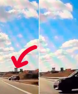 Skręciła pod prąd na czołówkę. Nagranie z S8 mrozi krew