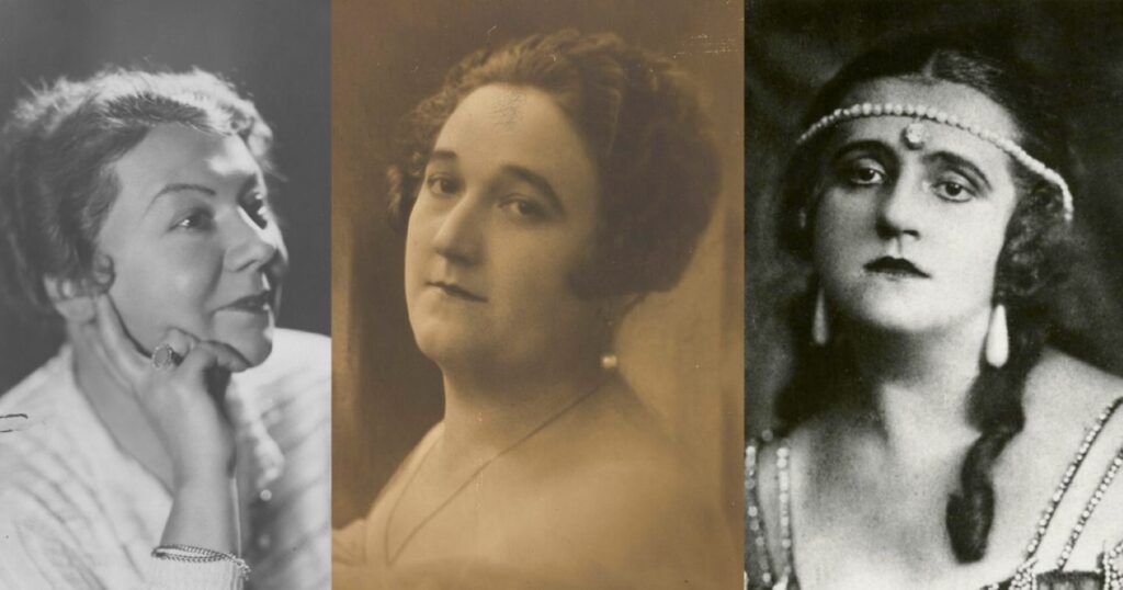 Maria Janowska-Kopczyńska, Franciszka Platówna-Rotter i Liliana Zamorska © domena publiczna