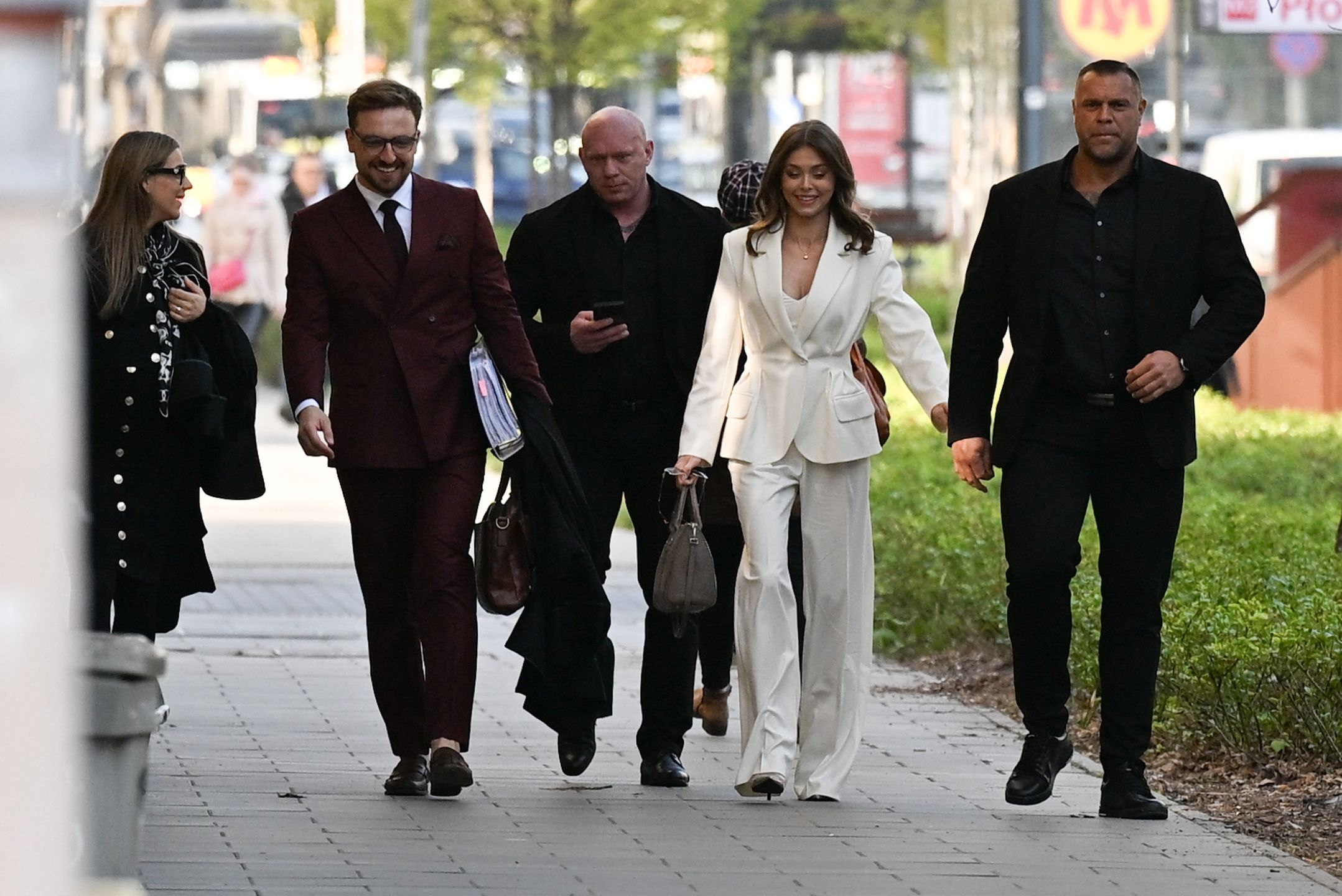 Joanna Opozda i Antoni Królikowski przed rozprawą rozwodową