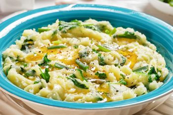 Do mięsa robię ziemniaki z kapustą po irlandzku. To uproszczona wersja parzybrody