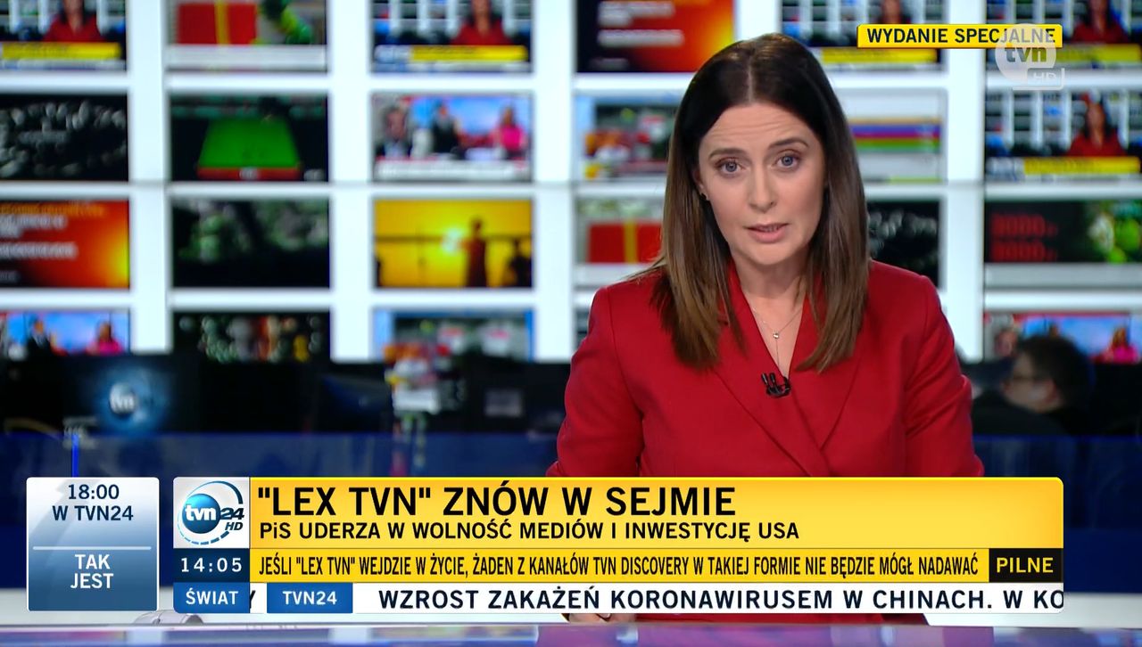 Niespodziewana zmiana ramówki TVN. Wszystko przez nagłe posiedzenie ws. lex TVN