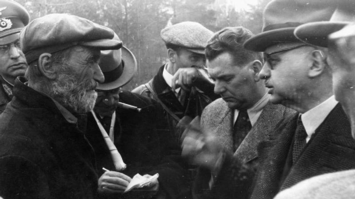 Jeden ze świadków zbrodni katyńskiej Parfien Kisielew w rozmowie z dr Ferencem Orsósem