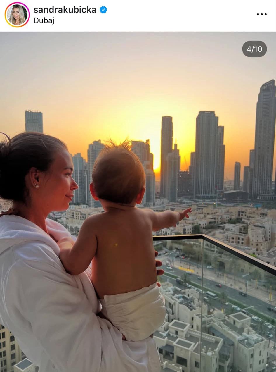 Sandra Kubicka w Dubaju
