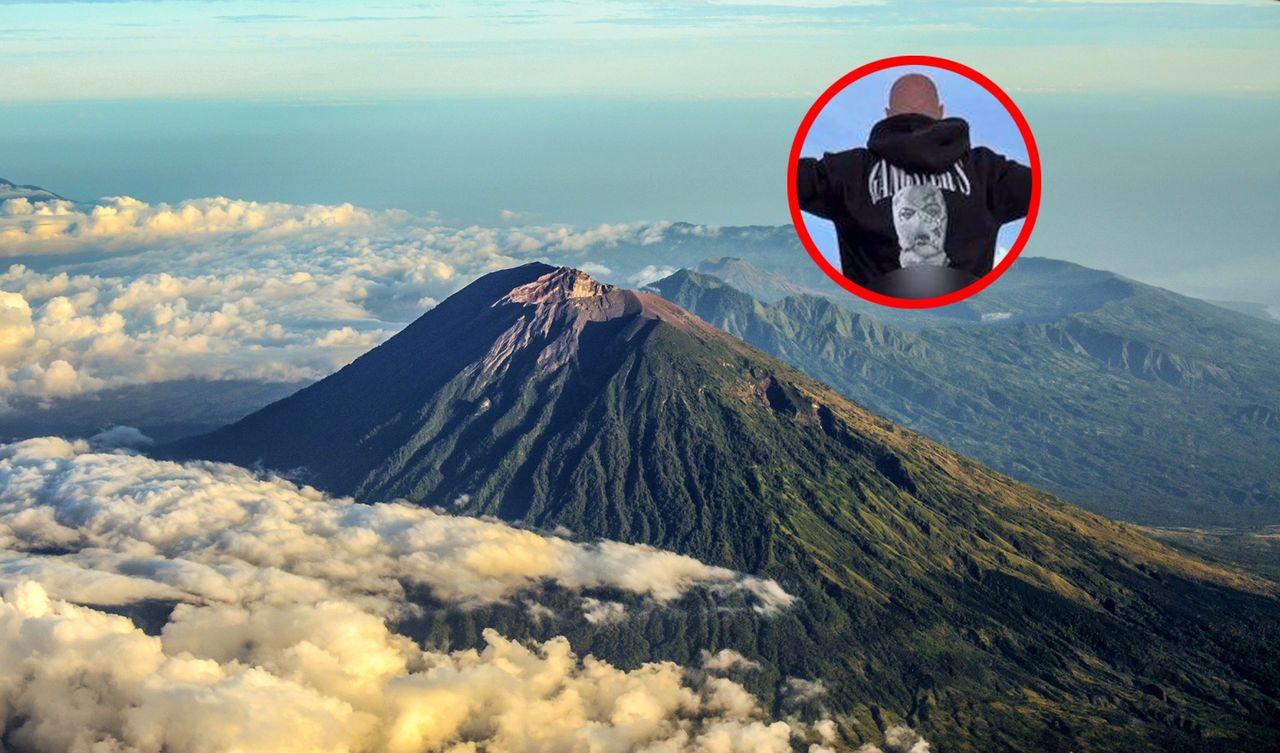 Pozował nago na szczycie świętej góry. Rosjanin zostanie deportowany z Bali