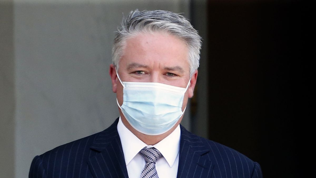 PARIS, FRANCE - JUNE 09: New Secretary-General of the Organisation for Economic Co-operation and Development (OECD) Matthias Corman poses prior to a working lunch with French President Emmanuel Macron at the Elysee Presidential Palace on June 09, 2021 in Paris, France. Former Australian finance minister Mathias Cormann took Tuesday the OECD head where it succeeds the Mexican Angel Gurria. (Photo by Chesnot/Getty Images)