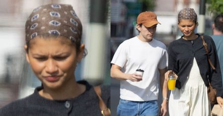 Tom Holland i nachmurzona (?) Zendaya przemierzają ulice Londynu (FOTO)