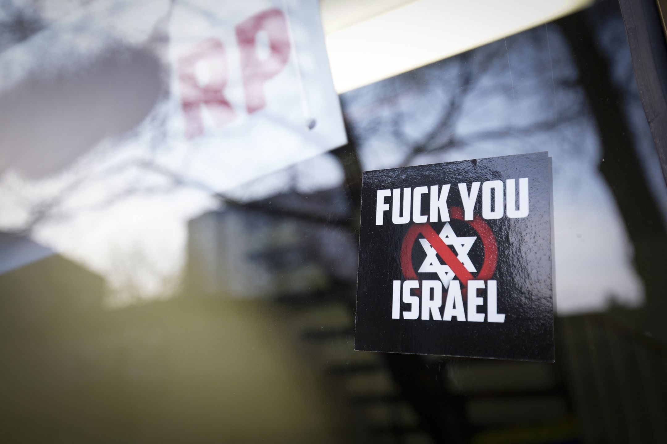 Citizens Of Poland Office Vandalised With Hate SymbolsThe office of the civic action committee Obywatele RP (Citizens of Poland) is seen besmirched with hate propaganda including anti-Semitic messages and white power symbols in Warsaw, Poland on February 25, 2019. The graffiti was most likely painted over the weekend right after Obywatele RP organized a counter demonstration in the town of Hajnowka where Polish nationalists staged a commemoration march for the &quot;damned soldiers&quot;, anti-communist insurgents sentenced to death by the communist authorities shortly afther the end of the second World War. (Photo by Jaap Arriens/NurPhoto via Getty Images)NurPhotoIsrael, Warsaw, action, anti-semitism, celtic cross, democracy, discrimination, facism, gallows, graffiti, hangman, insult, jew, jewish, joden, joods, jude raus, juden, nationalism, nazi, nazism, neo nazi, office, poland, politics, profanity, rope, star, star of david, symbol, symbolism, vandalism, wall, white power, zionism, Social Issues, Politics, Human Rights, crime, Warsaw