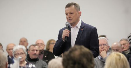 "Odpowie mi pan?". Incydent na spotkaniu z Błaszczakiem