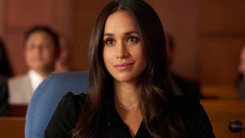 Meghan Markle na planie serialu "Suits"