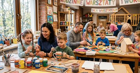Pająk w sieci. Rodzinne warsztaty twórcze we włocławskiej GSW