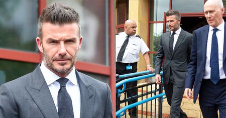 David Beckham stracił prawo jazdy na sześć miesięcy!