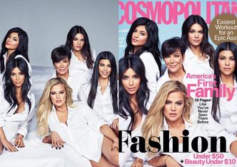 (Prawie) wszystkie Kardashianki na okładce "Cosmopolitan"!