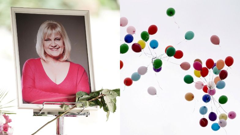 Wzruszające zakończenie pogrzebu Marzeny Kipiel-Sztuki