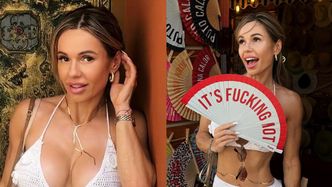 Doda odsłania umięśnioną sylwetkę w ażurowym bikini