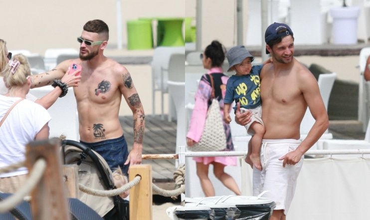 Mateusz Klich i Bartosz Bereszyński na wakacjach