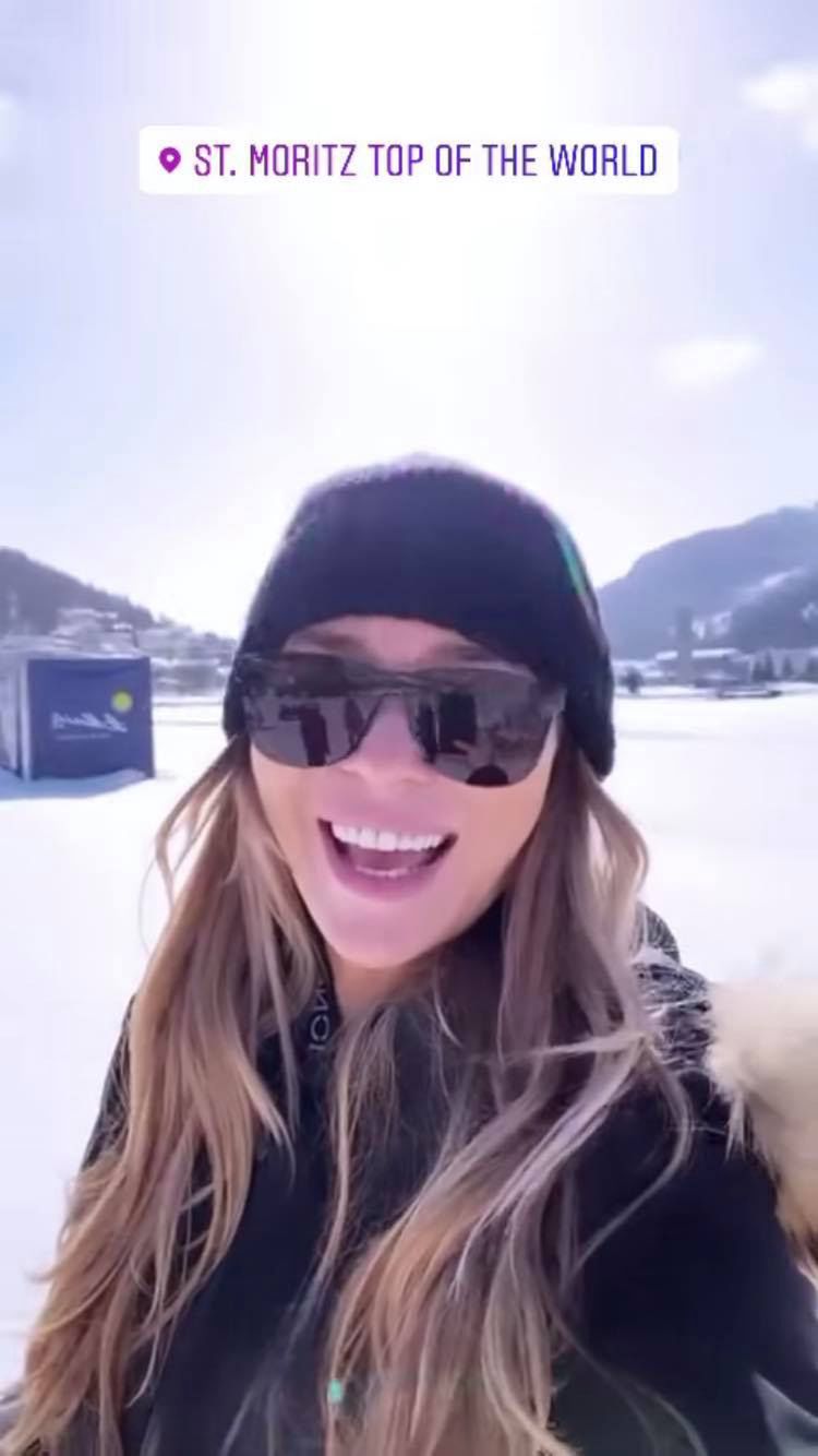 Joanna Przetakiewicz na urlopie w Szwajcarii