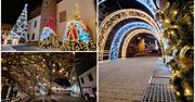 Tarnów: Miasto w świątecznym blasku. Ustawione w różnych miejscach iluminacje tworzą niepowtarzalną atmosferę i dodają miastu uroku