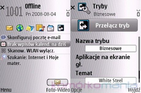 Cellna recenzja: Nokia E66 5