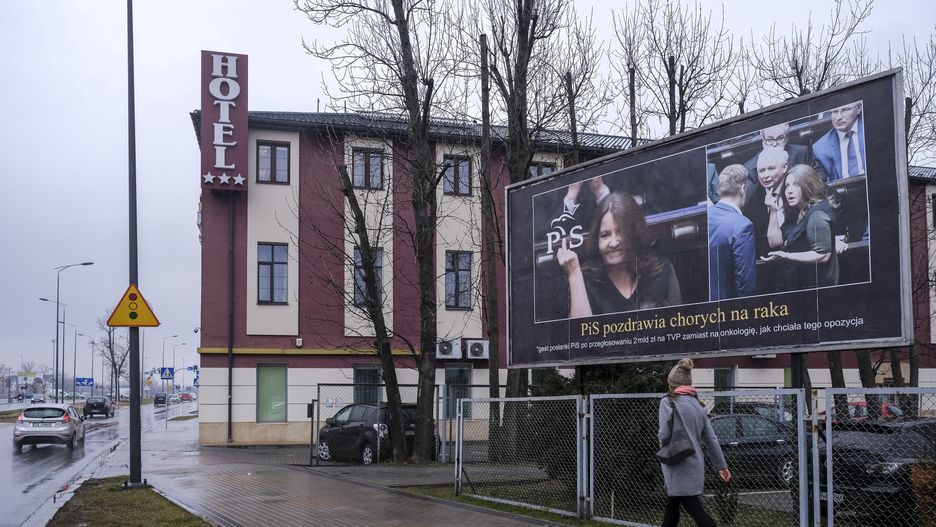 Billboard z Joanną Lichocką stanął już w Rzeszowie