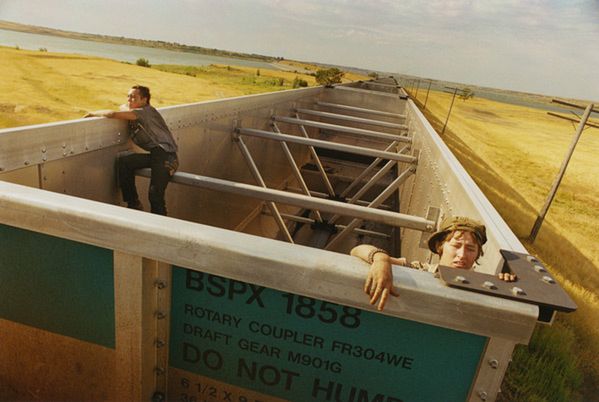 „Polaroid Kid" - amerykański nomada, który przemierzył USA pociągiem towarowym