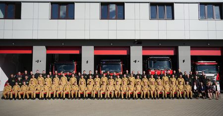 Niezwykłe zdjęcie strażaków z Piły