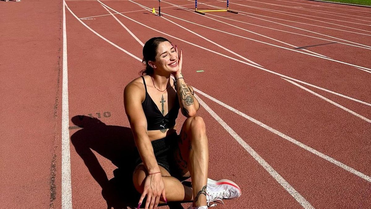 Na zdjęciu: Ewa Swoboda na Wyspach Kanaryjskich