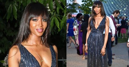 Kate Moss i Naomi Campbell na "letnim przyjęciu" w Londynie (ZDJĘCIA)